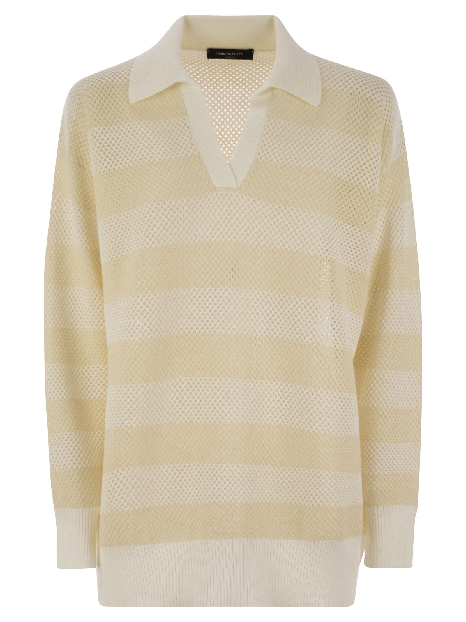 Fabiana Filippi Over Shirt In Wool And Cotton