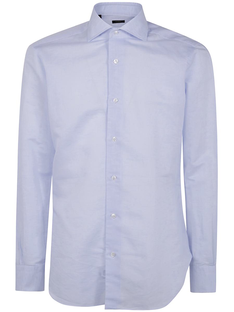 Barba Classic Cotton Linen Shirt Clothing