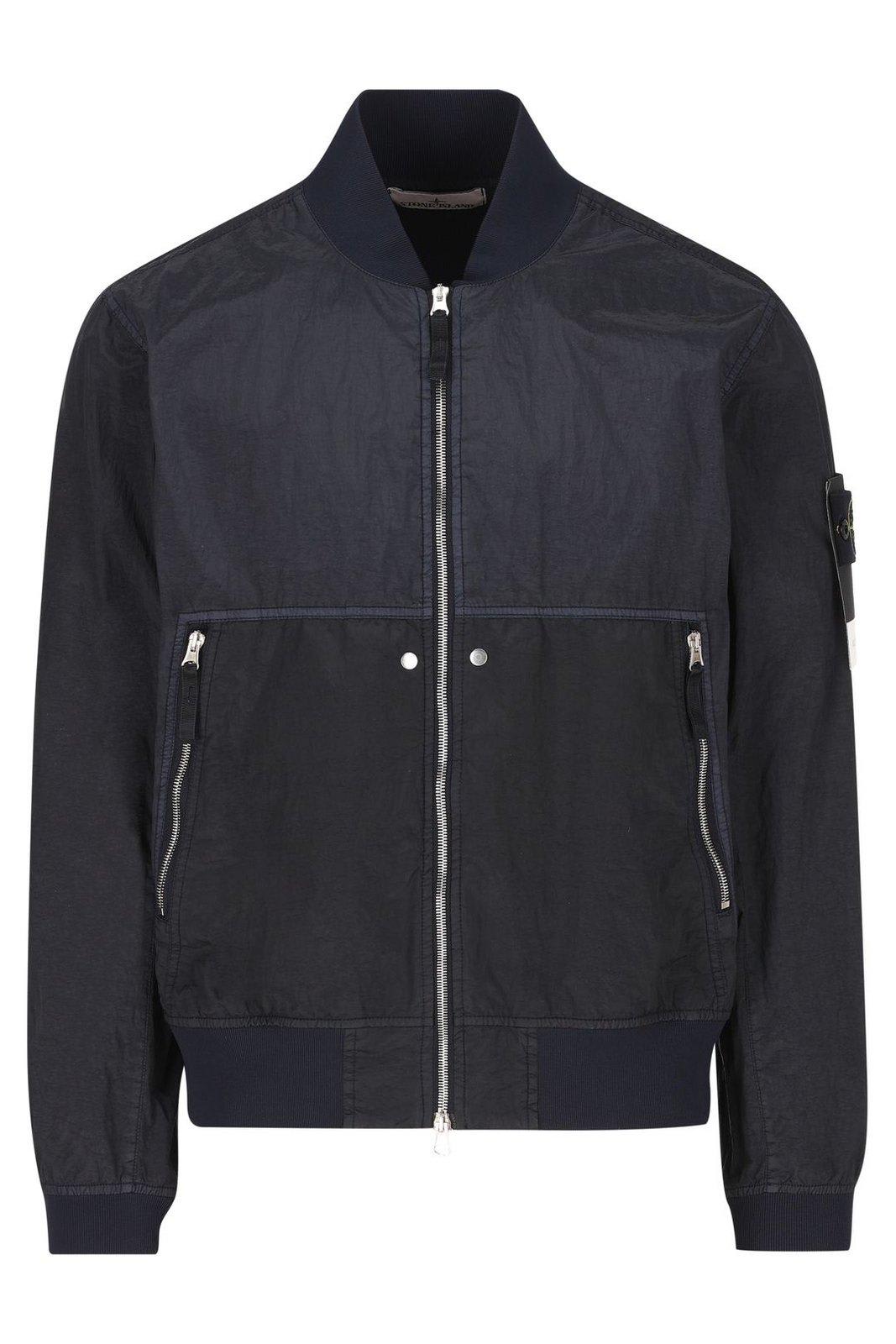 Stone Island Logo-patch Zipped Jacket
