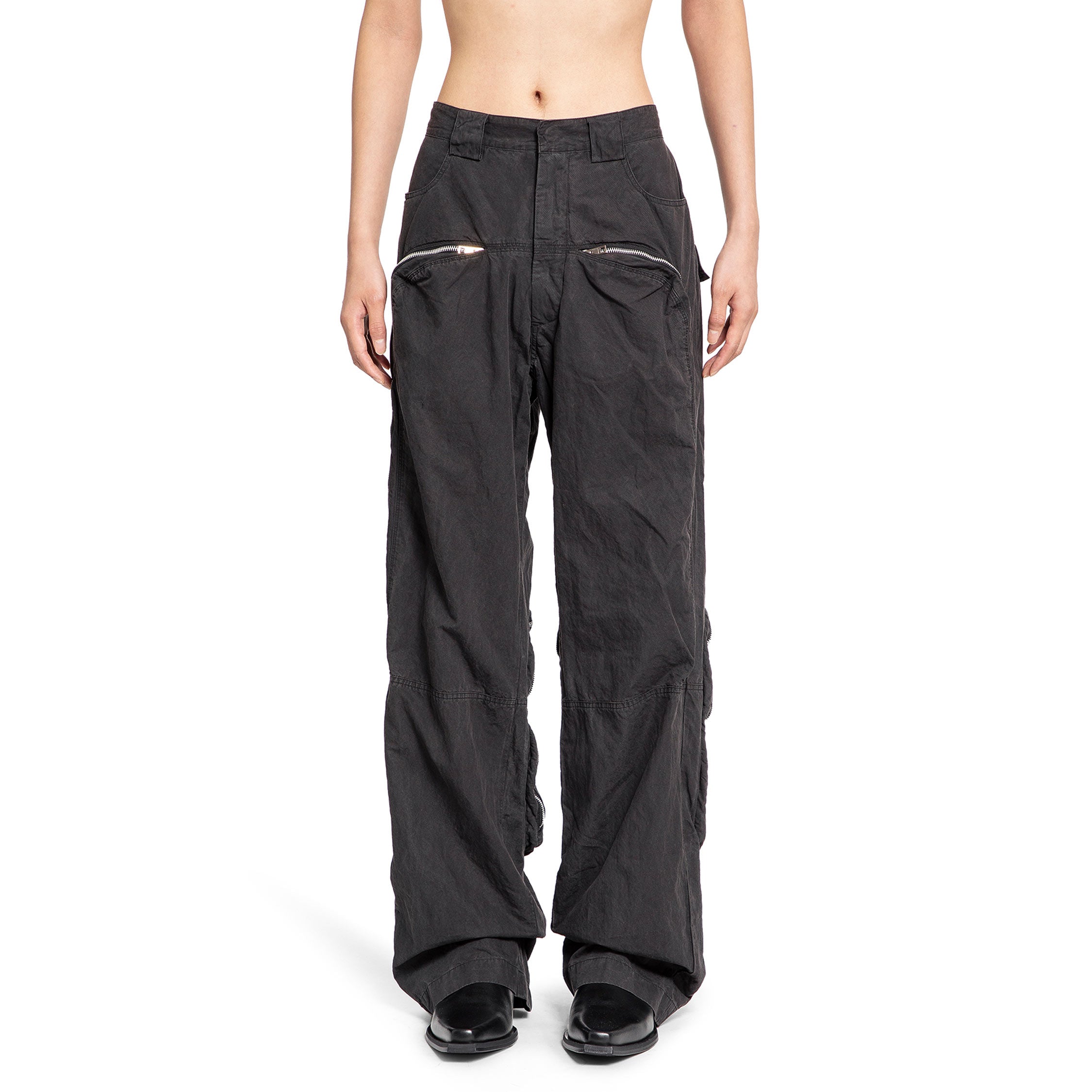 JORDANLUCA MAN BLACK TROUSERS