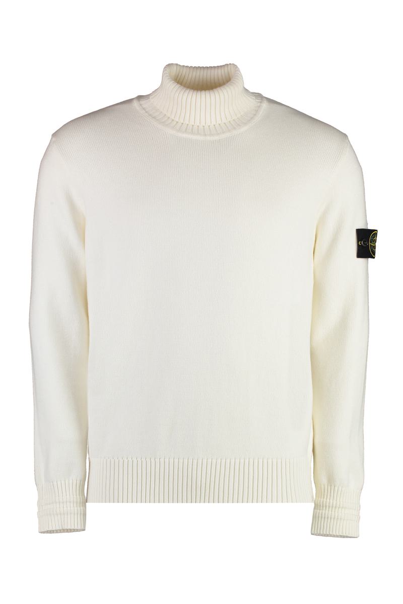 Stone Island 羊毛混纺高领毛衣
