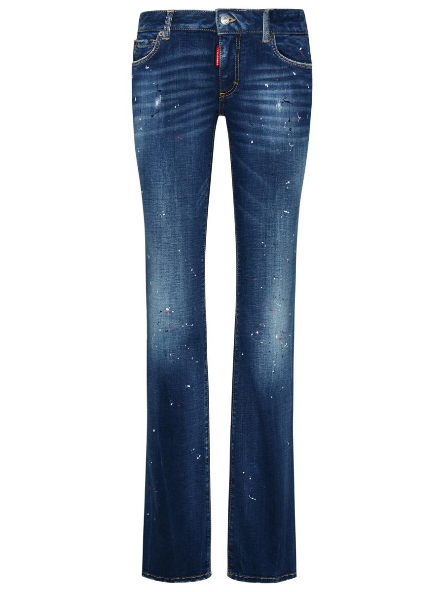 DSQUARED2 蓝色棉质牛仔裤
