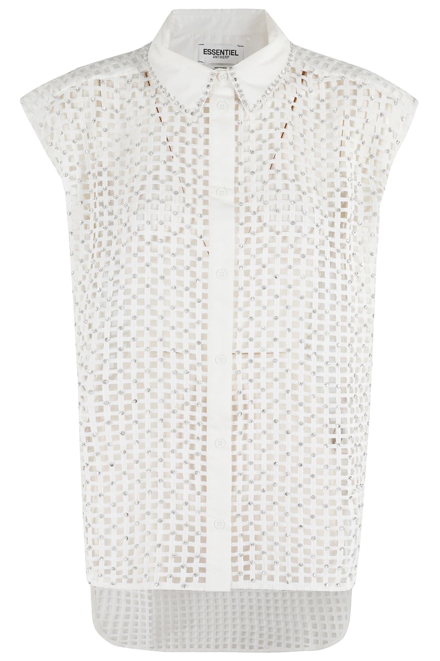 Essentiel Antwerp Harness Sequin Mesh Shirt
