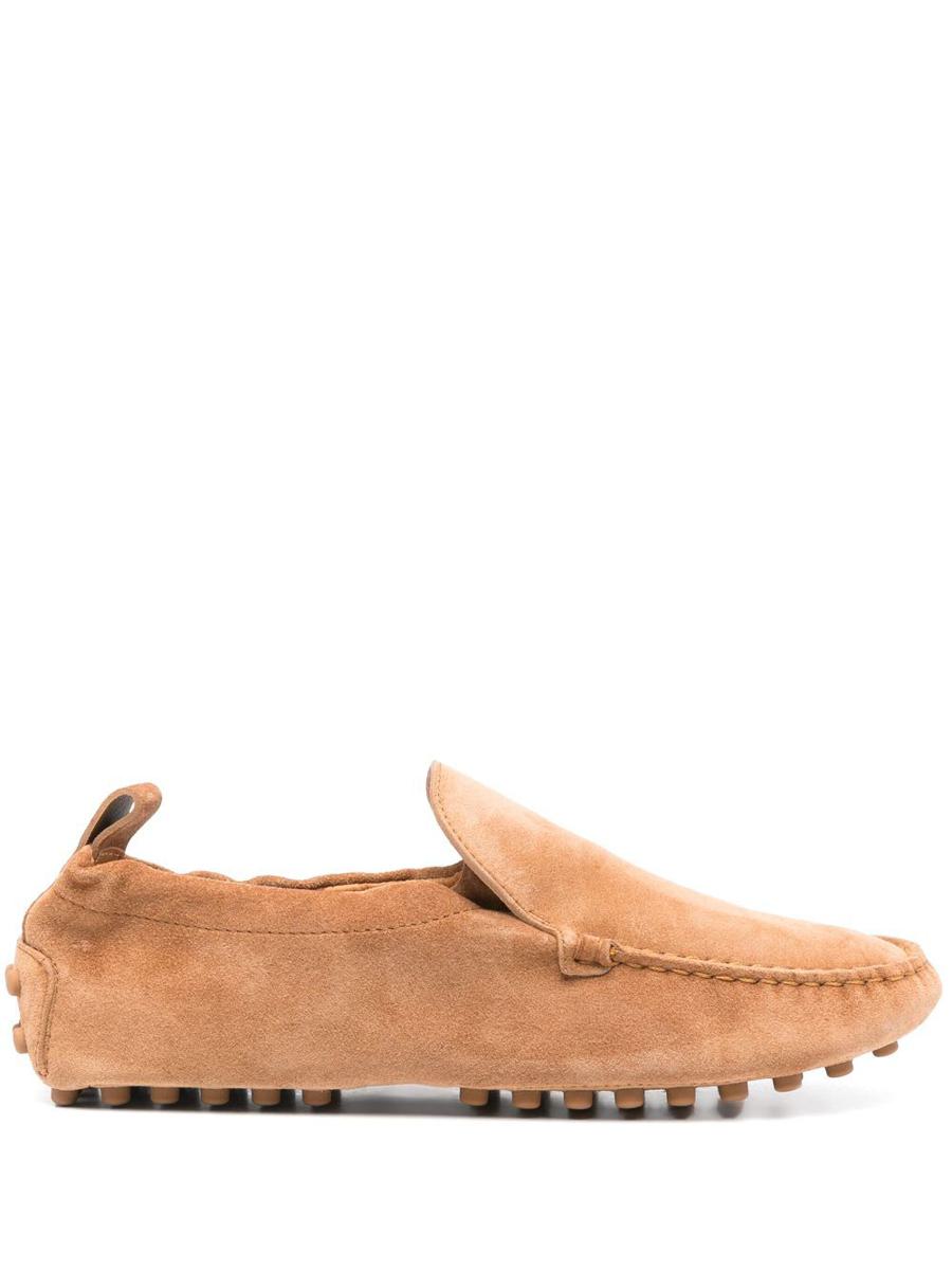 Tod'S Gommino 卷边麂皮乐福鞋