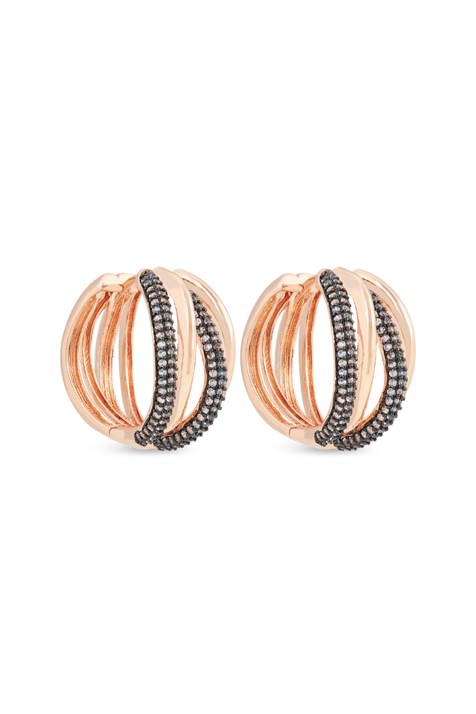 MELUSina BIJOUX Orecchini a Filo Intrecciato牛仔裤