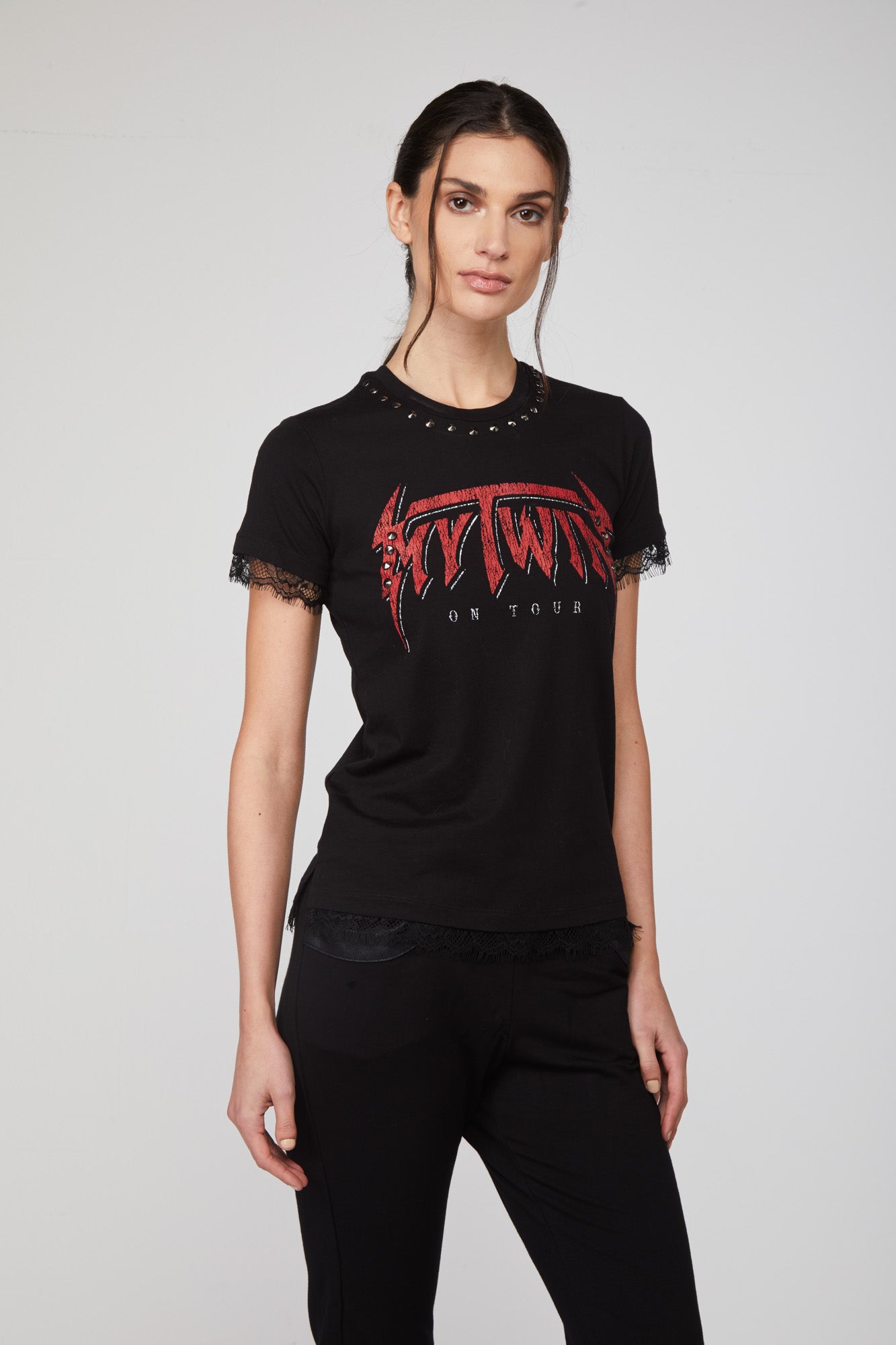 Twinset T恤Nera Punk