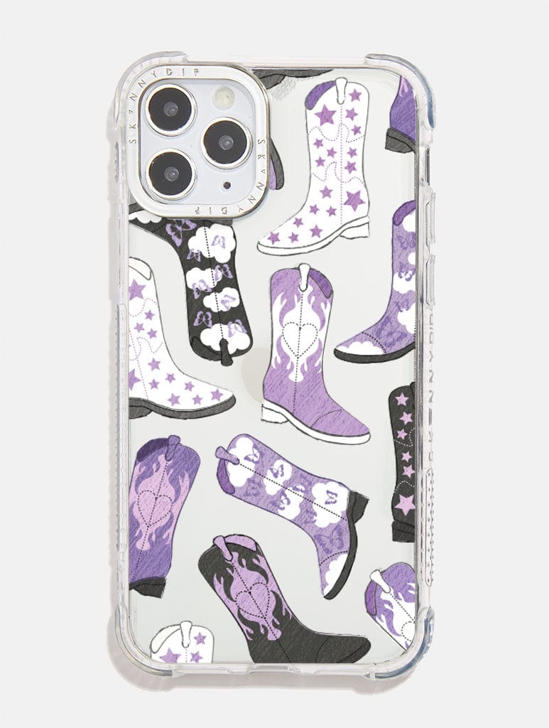 Purple Cowboy Shock i Phone Case, i Phone X/XS / 11 Pro Case
