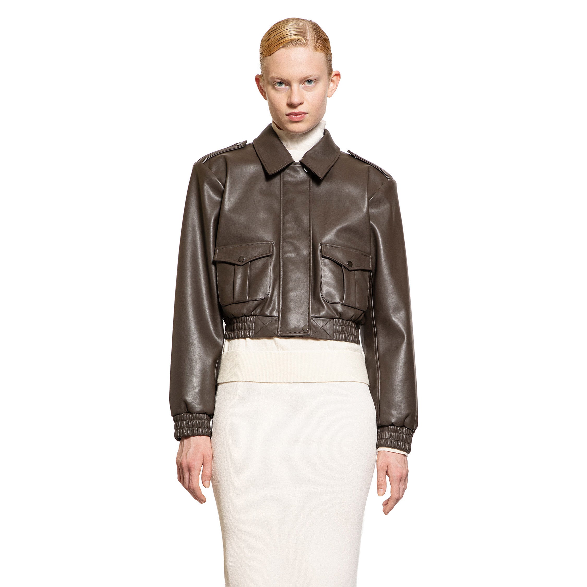 THE GARMENT WOMAN BROWN JACKETS