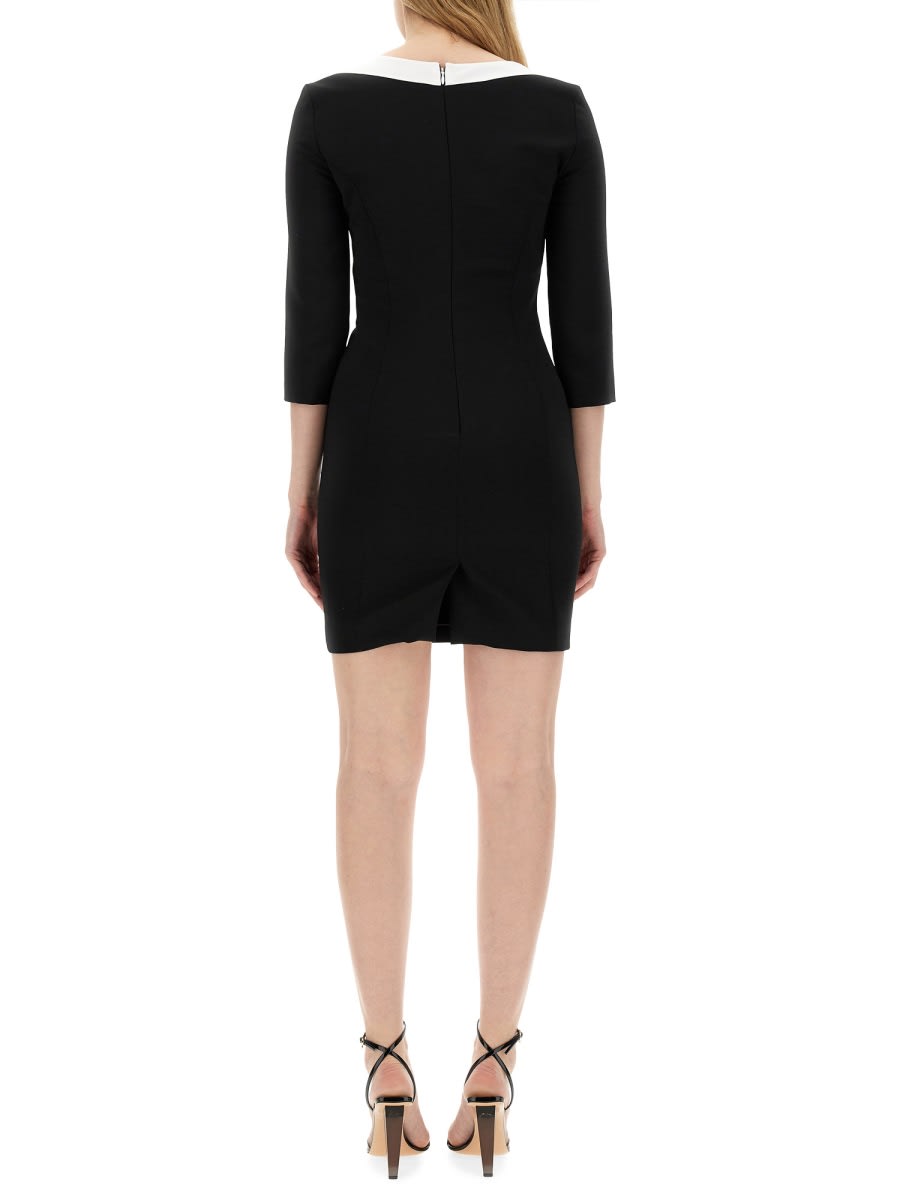 Moschino Crepe House Symbols Dress!?