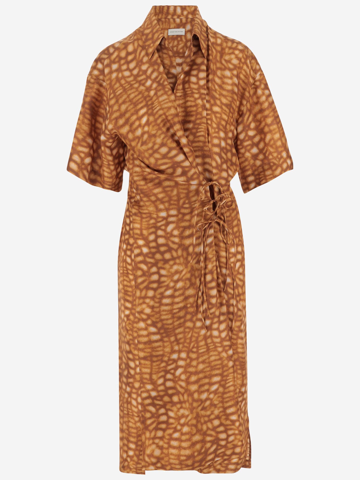 Dries Van Noten Silk Long Dress