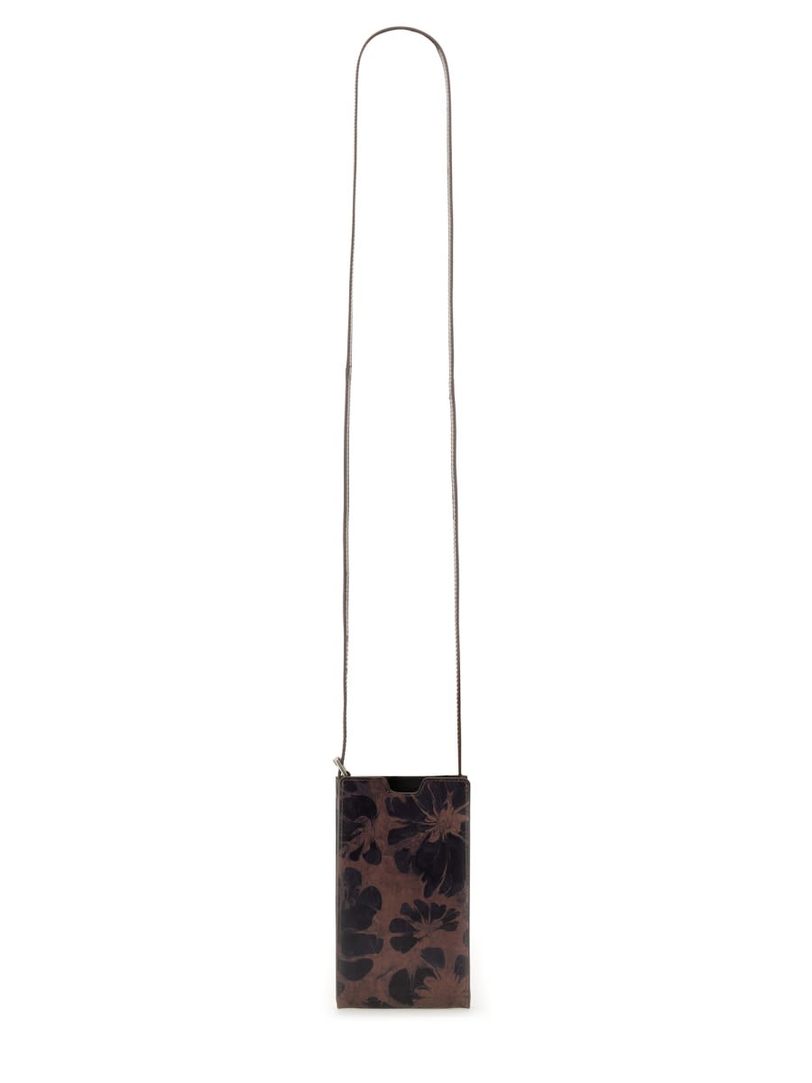 Dries Van Noten 皮革手机壳