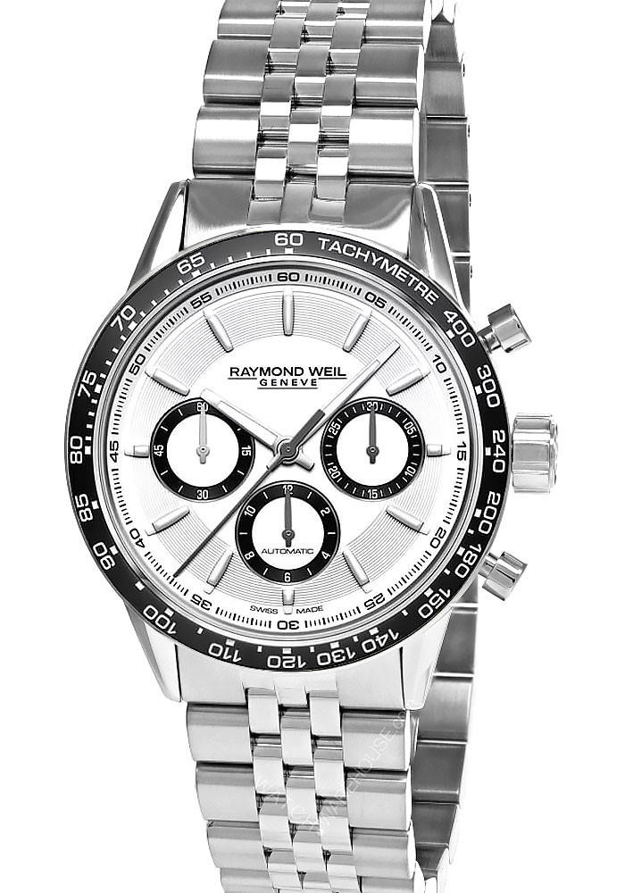 RAYMOND WEIL Freelancer 43.5MM AUTO White Dial Men's Watch 7741-ST1-30021
