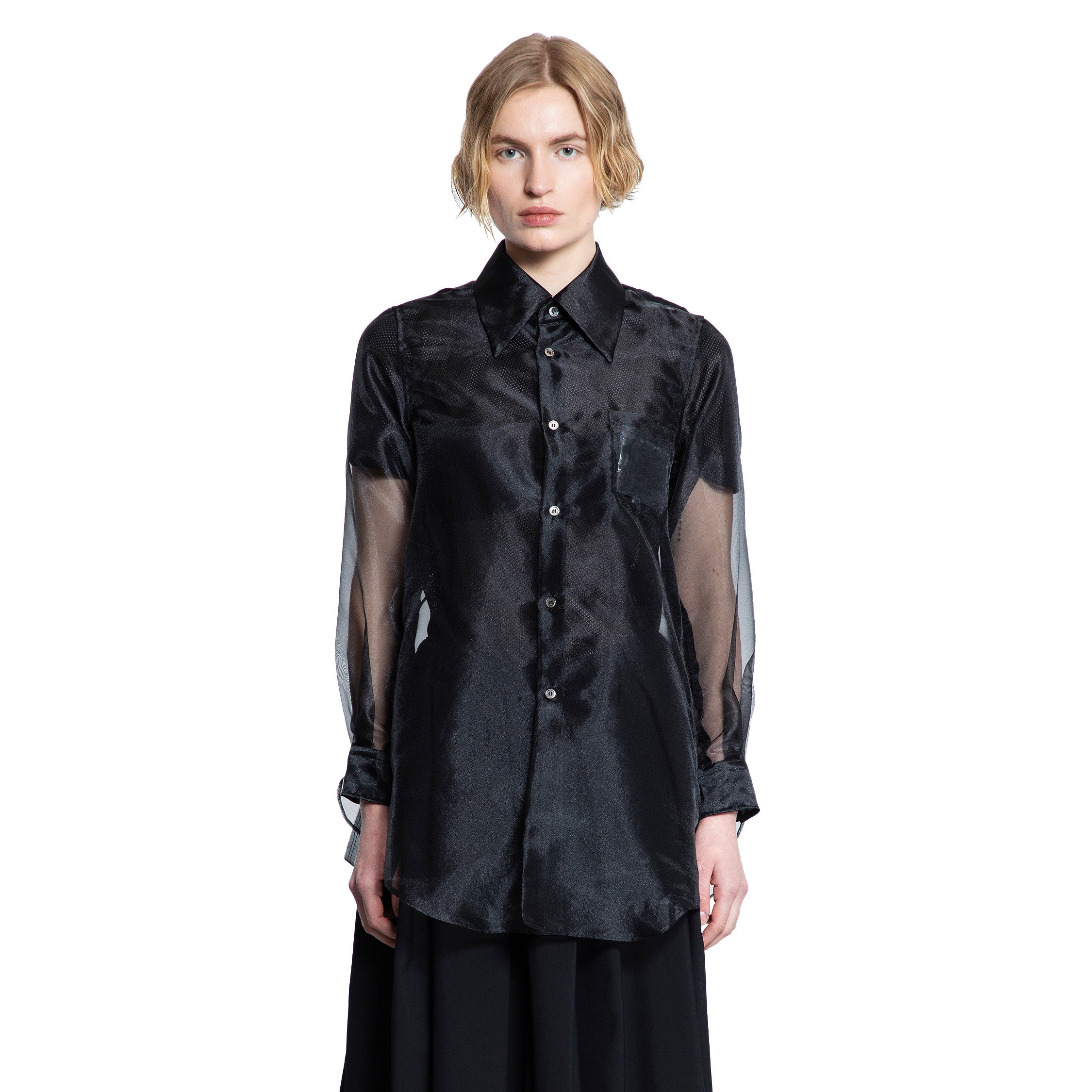 COMME DES GARCONS WOMAN BLACK SHIRTS