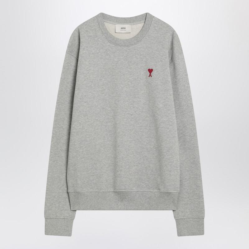 AMI Paris AMI Paris De Coeur Grey Sweatshirt
