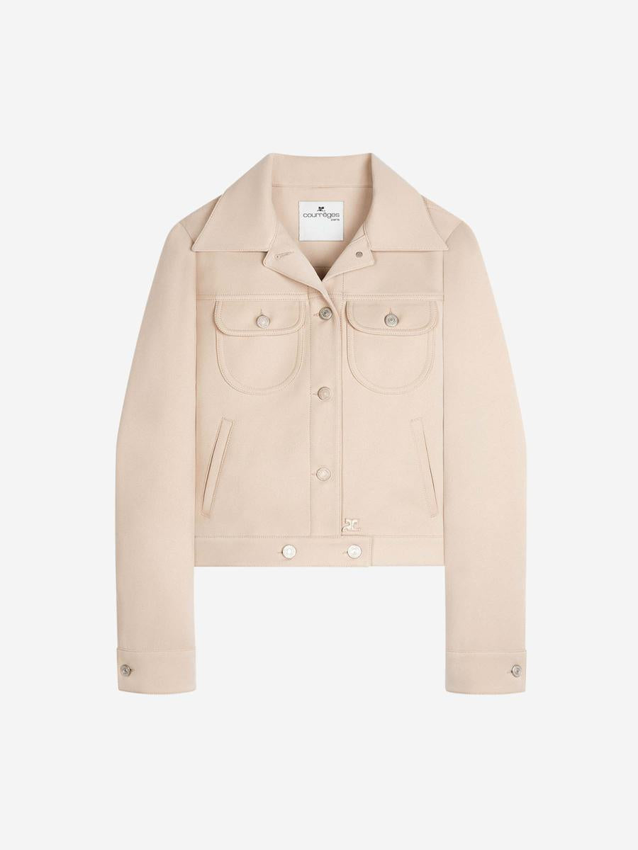 Courrèges Twill Trucker Jacket