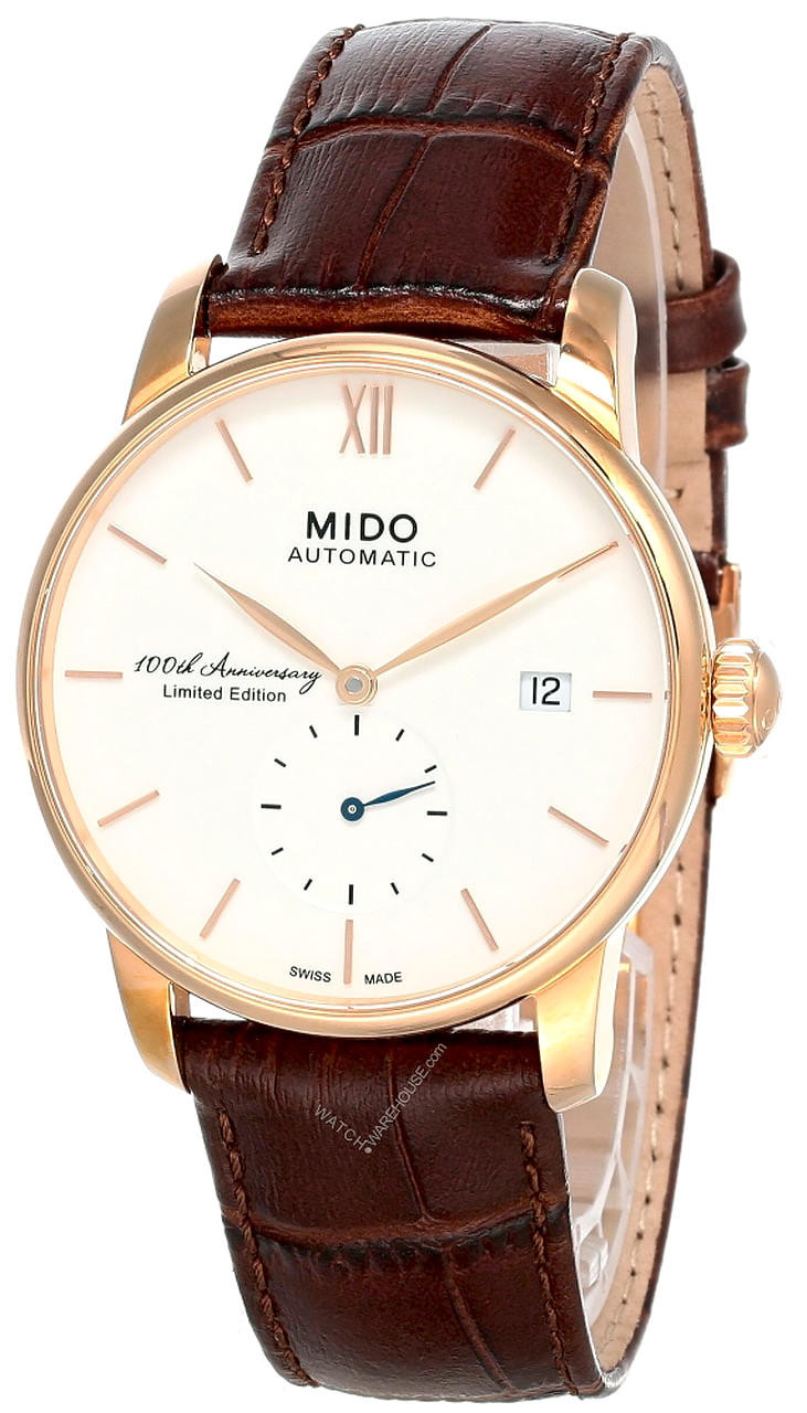 MIDO Baroncelli Limited Edition 38MM AUTO LTHR Men's Watch M86083268 / M8608.3.26.8