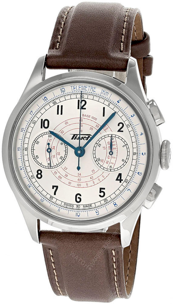 TISSOT Telemeter 1938 Heritage AUTO 42MM LTHR Men's Watch T142.462.16.032.00 / T1424621603200