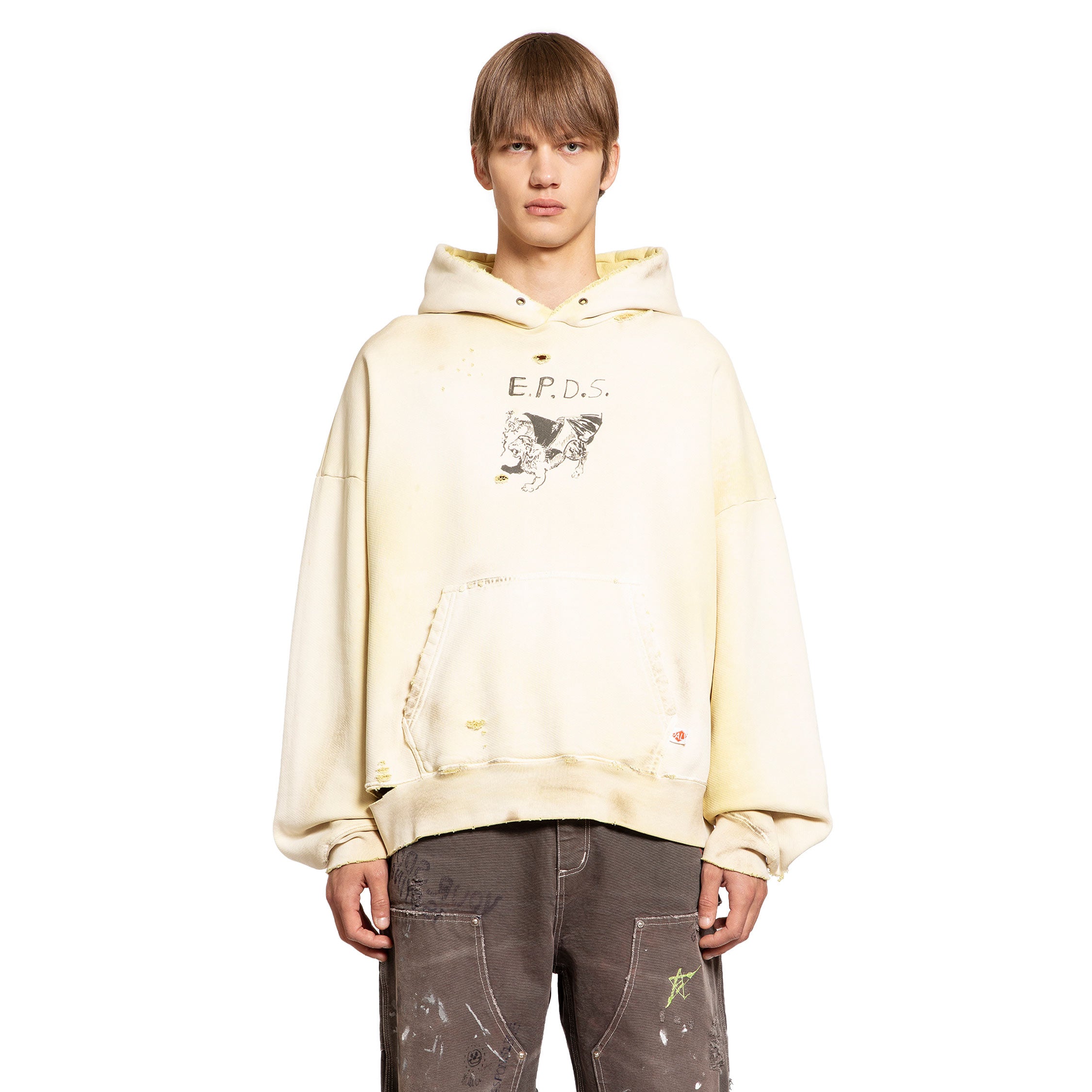 PALY HOLLYWOOD MAN YELLOW SWEATSHIRTS