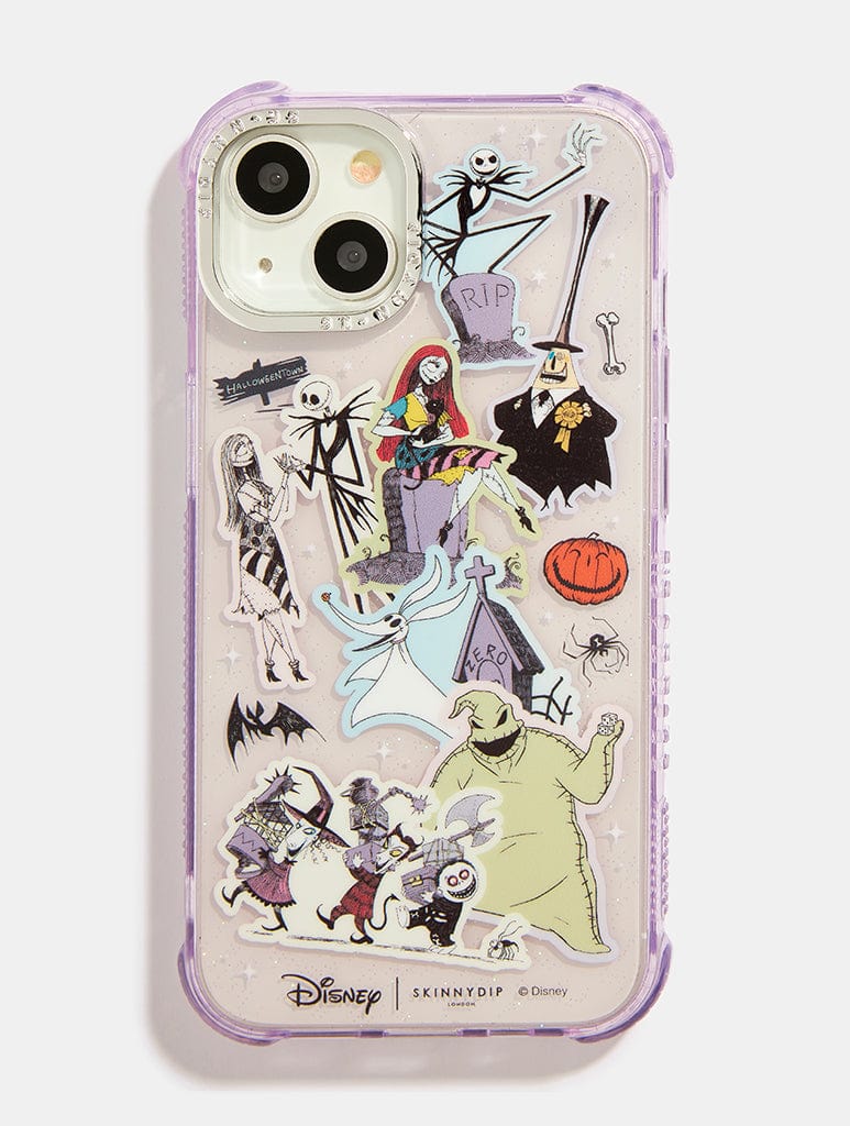 Disney The Nightmare Before Christmas Lilac Sticker Shock i Phone Case, i Phone 14 Pro Max Case