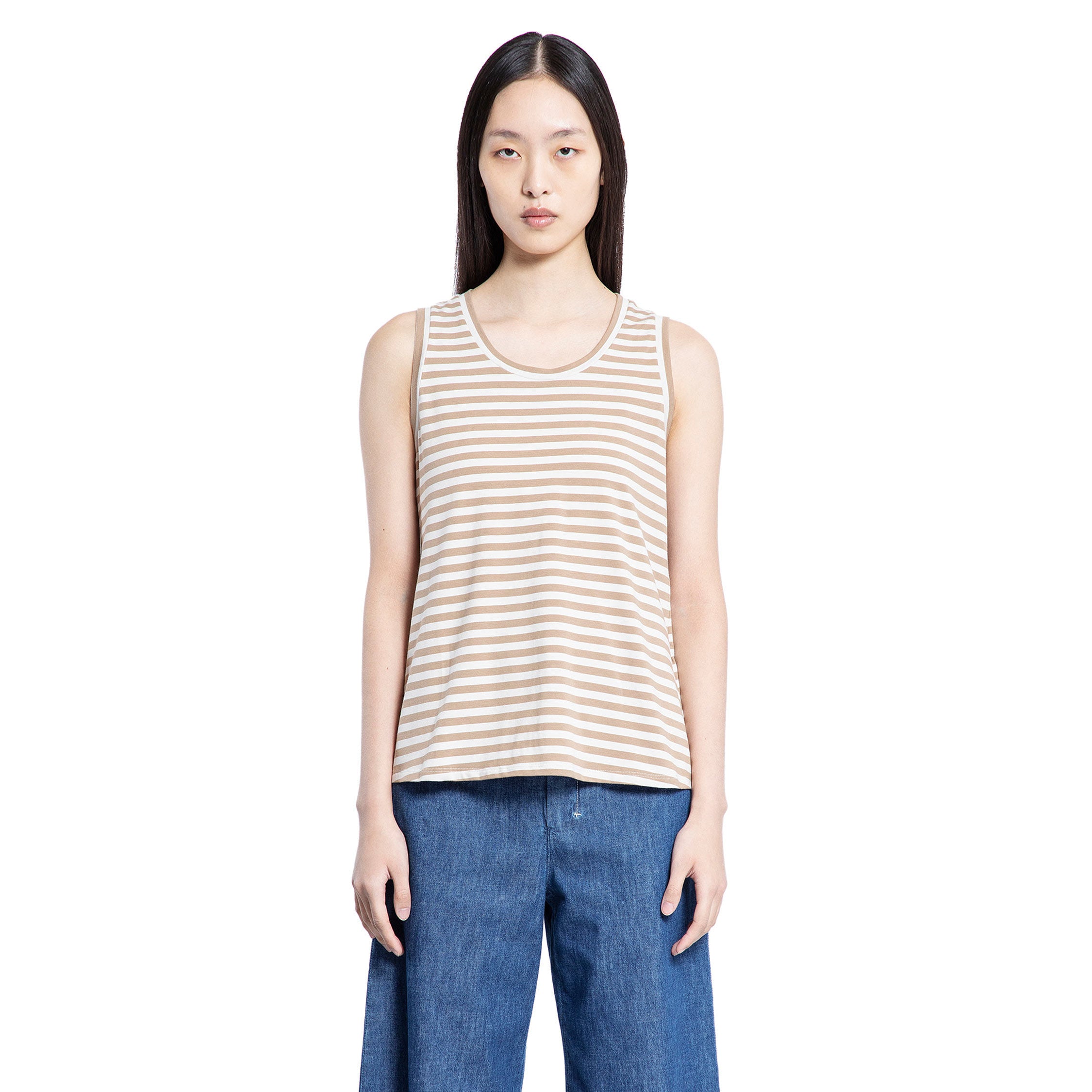 S MAX MARA WOMAN MULTICOLOR T-SHIRTS & TANK TOPS