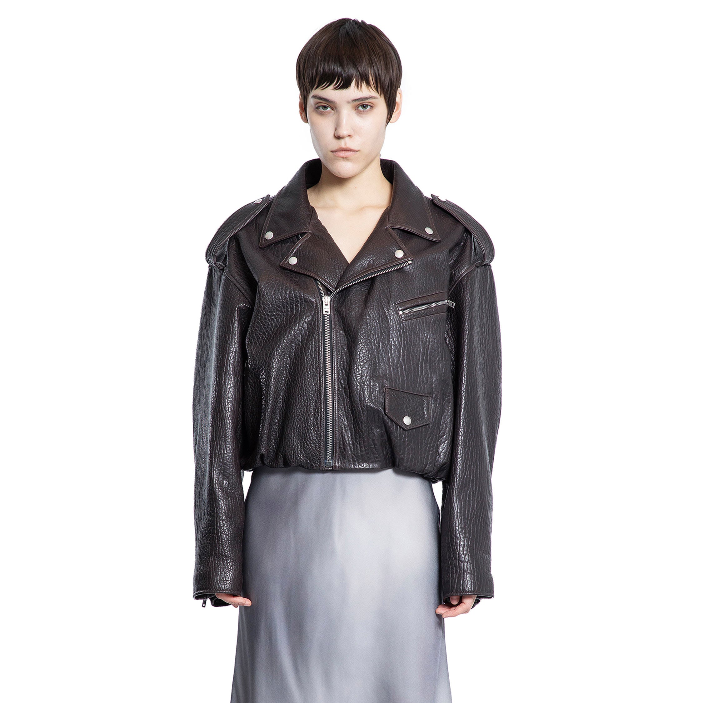 ACNE STUDIOS WOMAN BROWN JACKETS