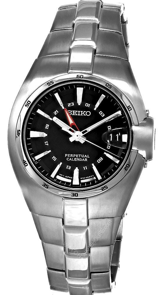 SEIKO Perpetual Calendar Quartz 38MM Men's Watch SLT081