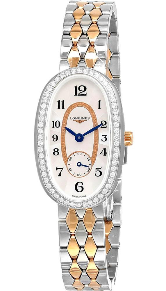 LONGINES Symphonette 34MM 56 Diamond MOP 18K Rose-G Women's Watch L2.306.5.88.7 / L23065887
