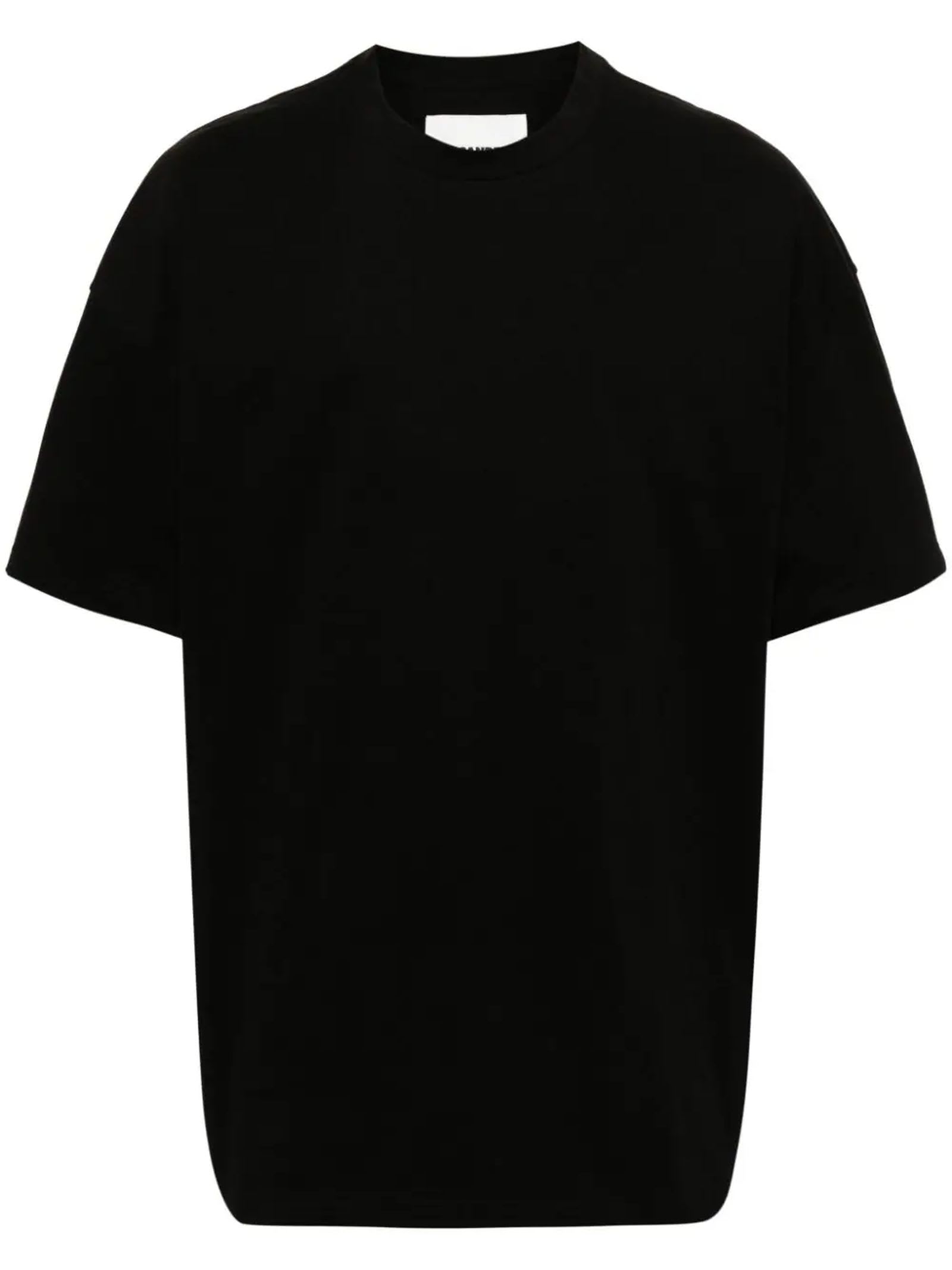 Jil Sander 黑色T恤衫与Polo衫