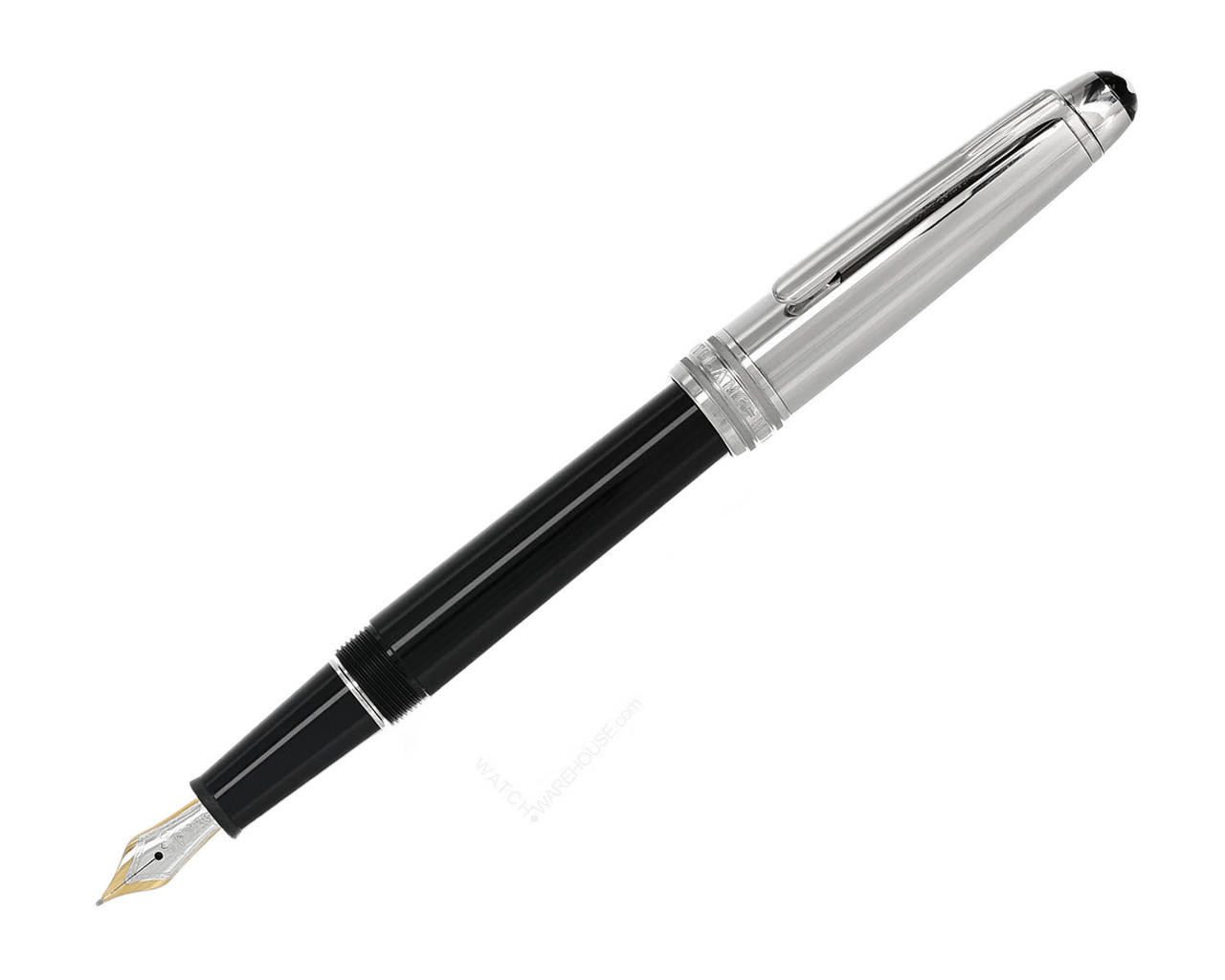 MONTBLANC MeisterstÃ¼ck 145 Solitaire DouÃ Stainless Steel Fountain Pen 113337
