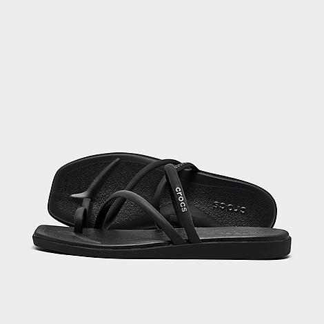 Women's Crocs Miami Metallic Toe Loop Sandals