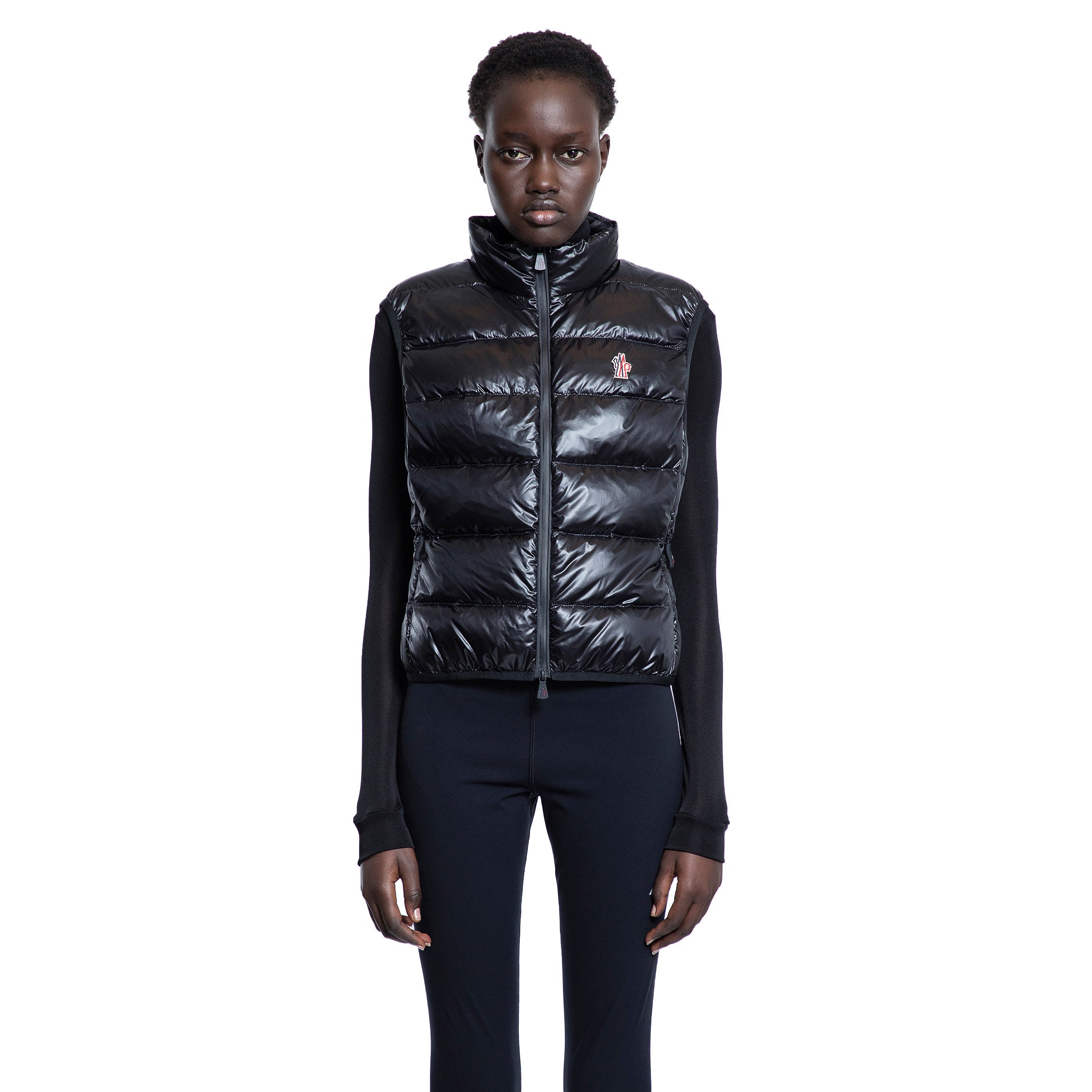 MONCLER GRENOBLE WOMAN BLACK VESTS