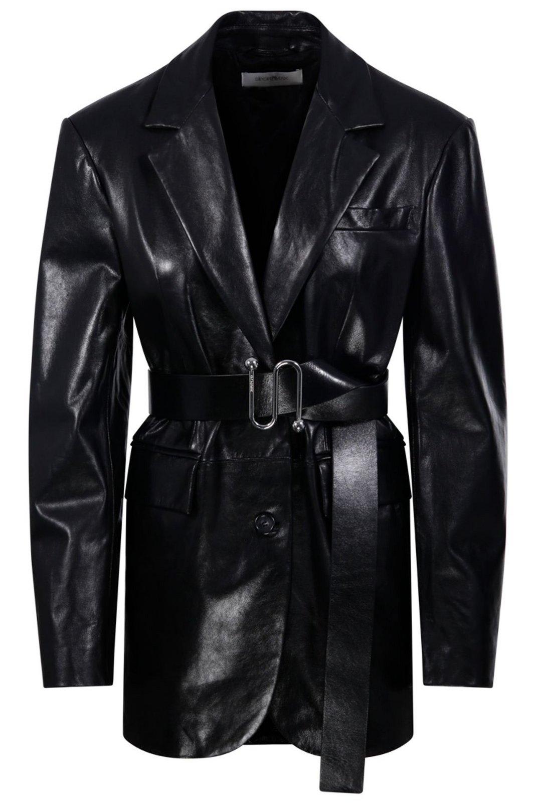 SportMax Teoria 系扣腰带夹克