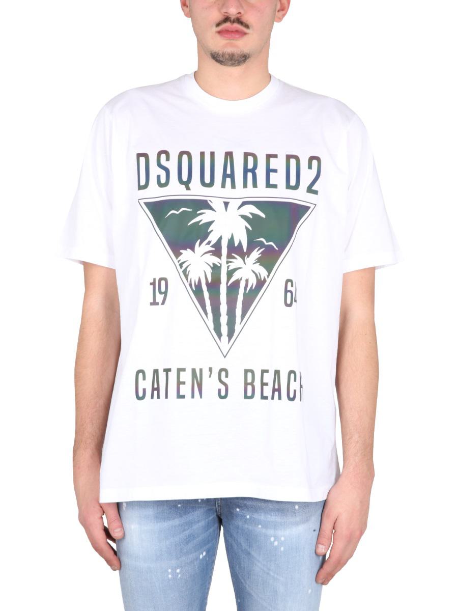 T-Shirt Dsquared2 Caten'S Beach