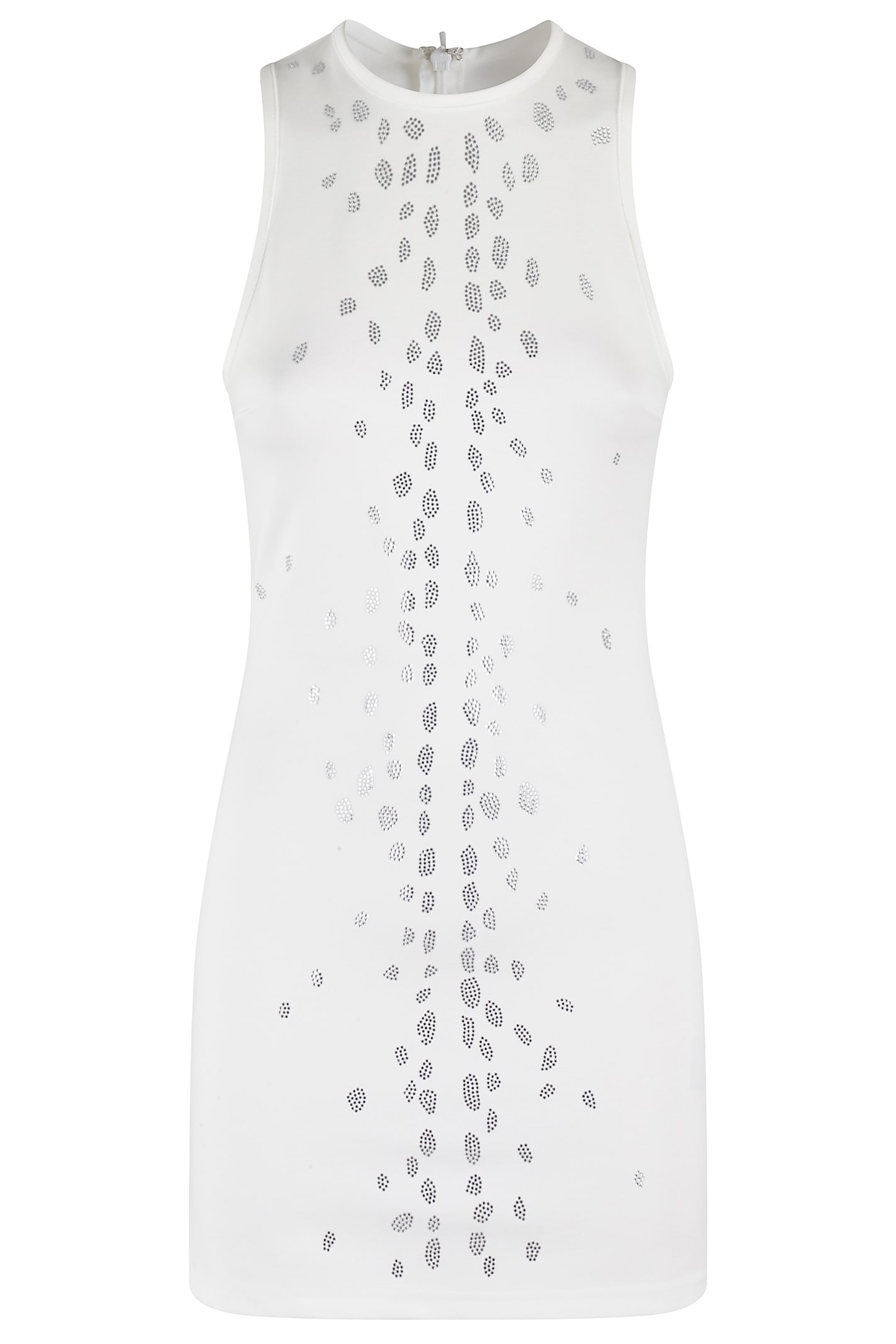 David Koma Speckled Rhinestone Embr Mini Jersey