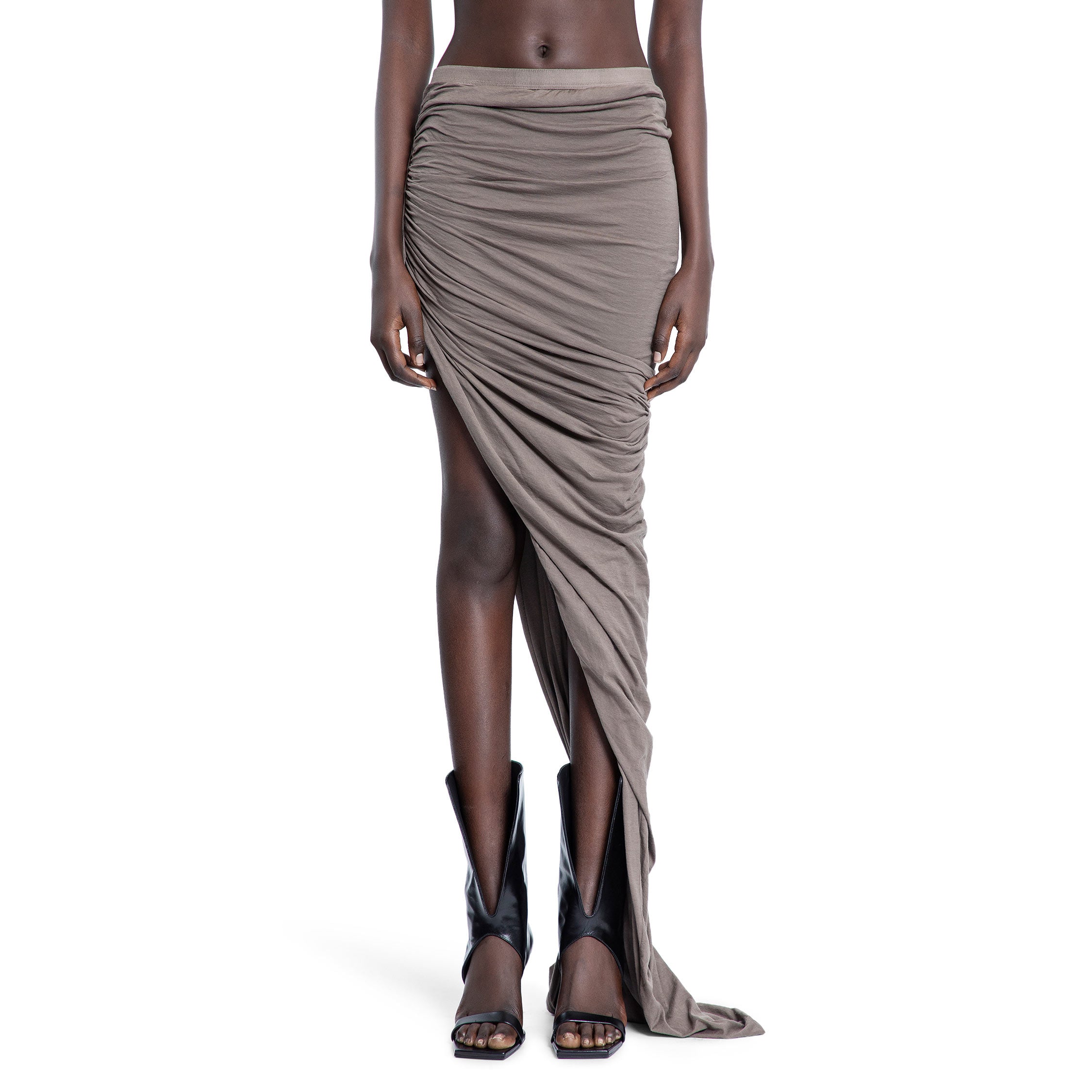 RICK OWENS DRKSHDW WOMAN GREY SKIRTS