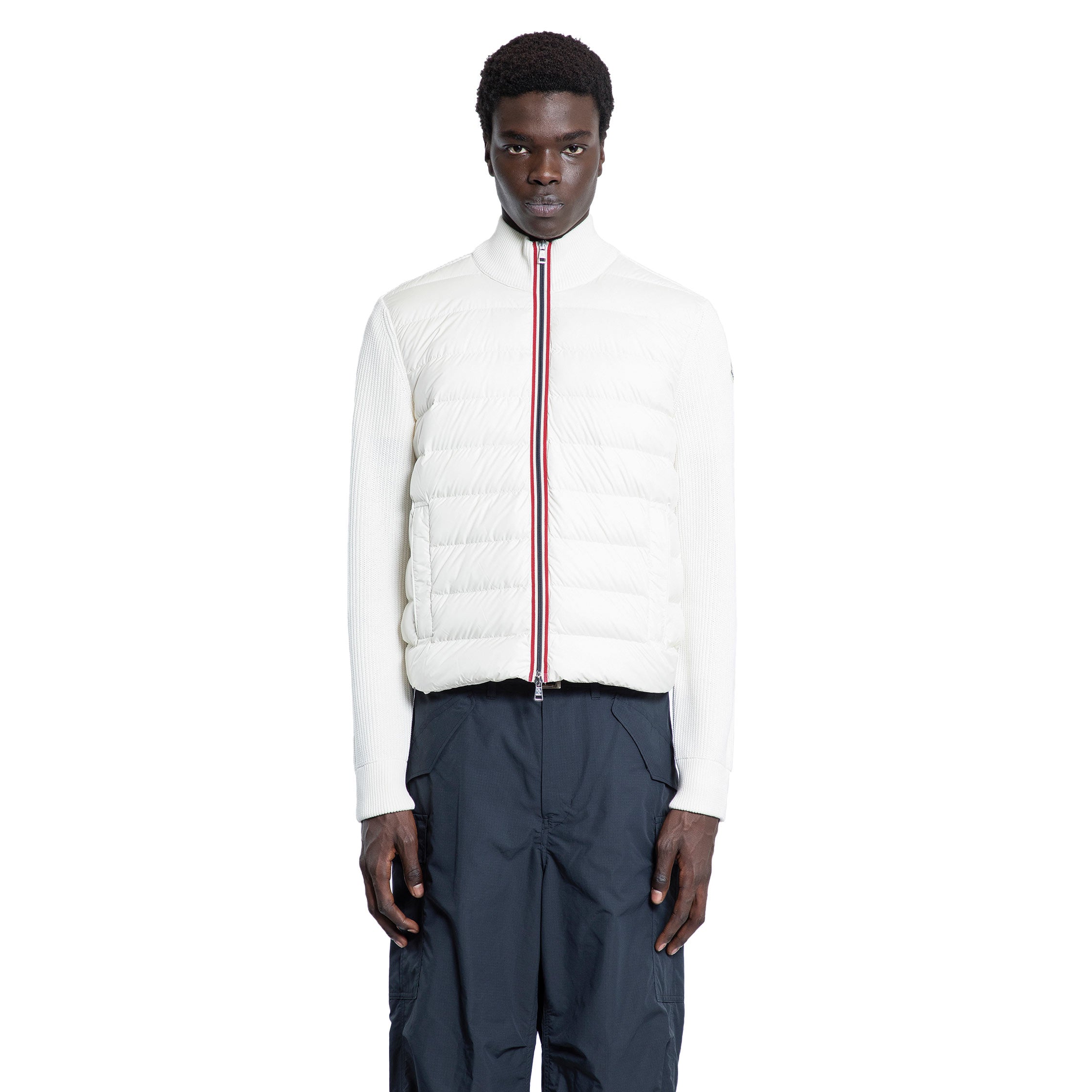 MONCLER MAN WHITE JACKETS