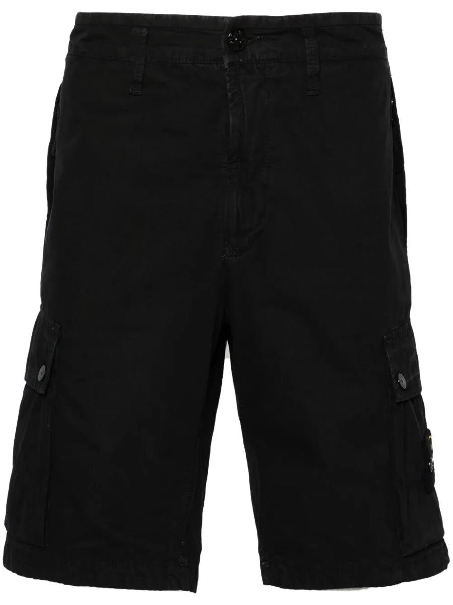 Stone Island 做旧款棉质工装百慕大短裤