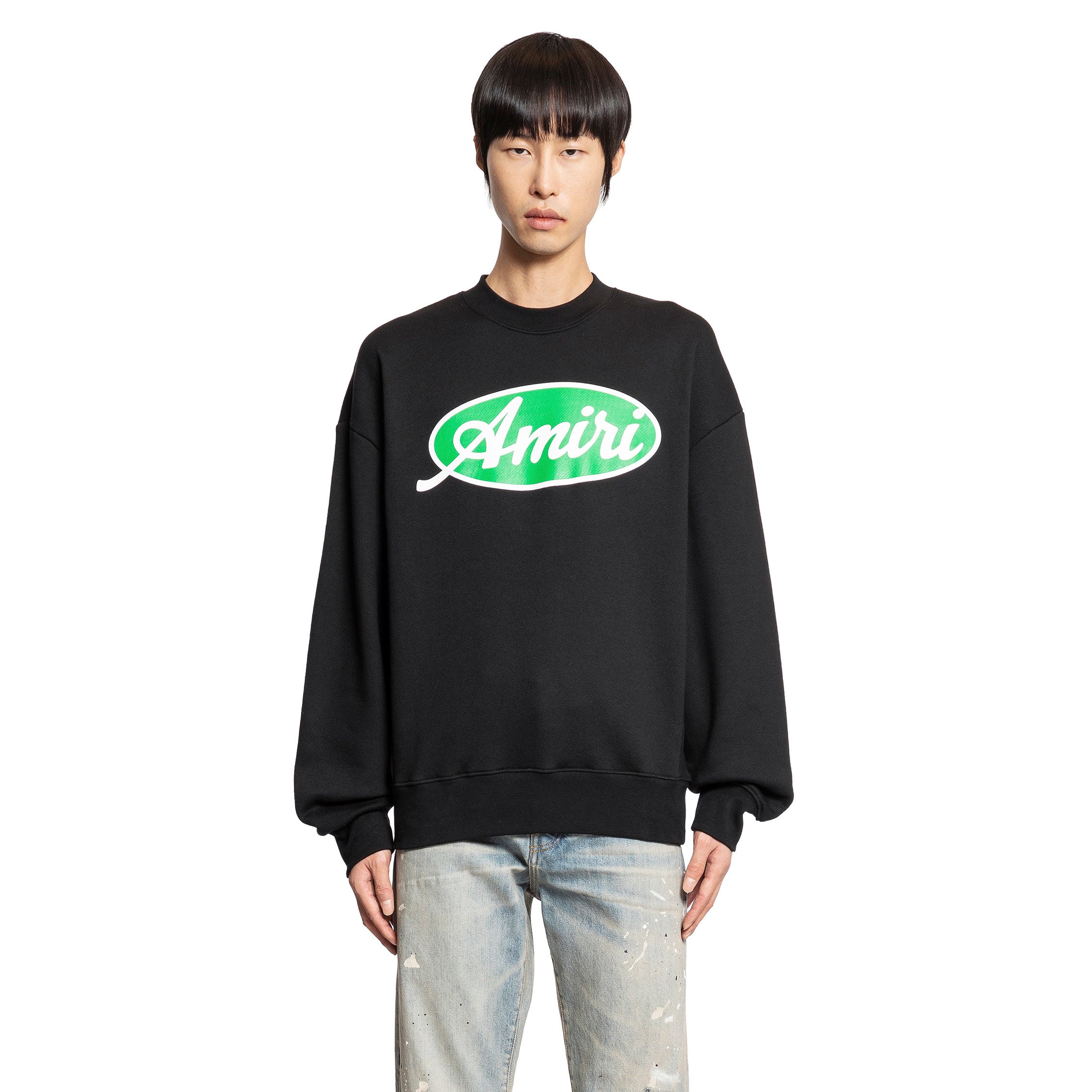 AMIRI MAN BLACK SWEATSHIRTS