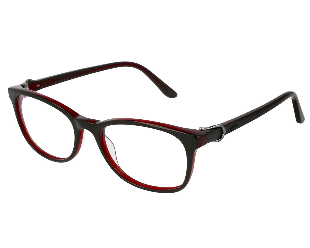 CARTIER Square Transparent BLK 52-18-140MM Women's Eyewear CT0008O 009