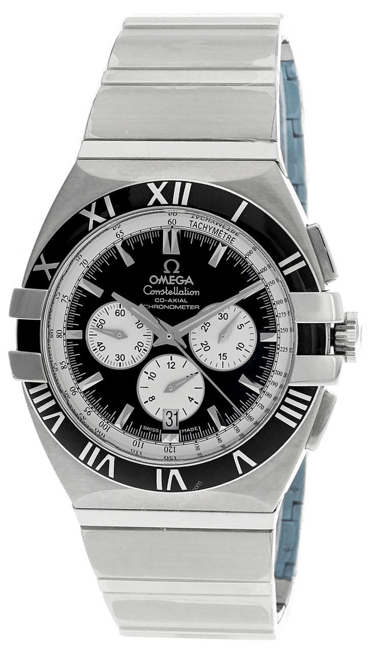 OMEGA Constellation DOUBLE EAGLE 41MM CHRONO BLK Dial Watch 1519.51.00 / 15195100