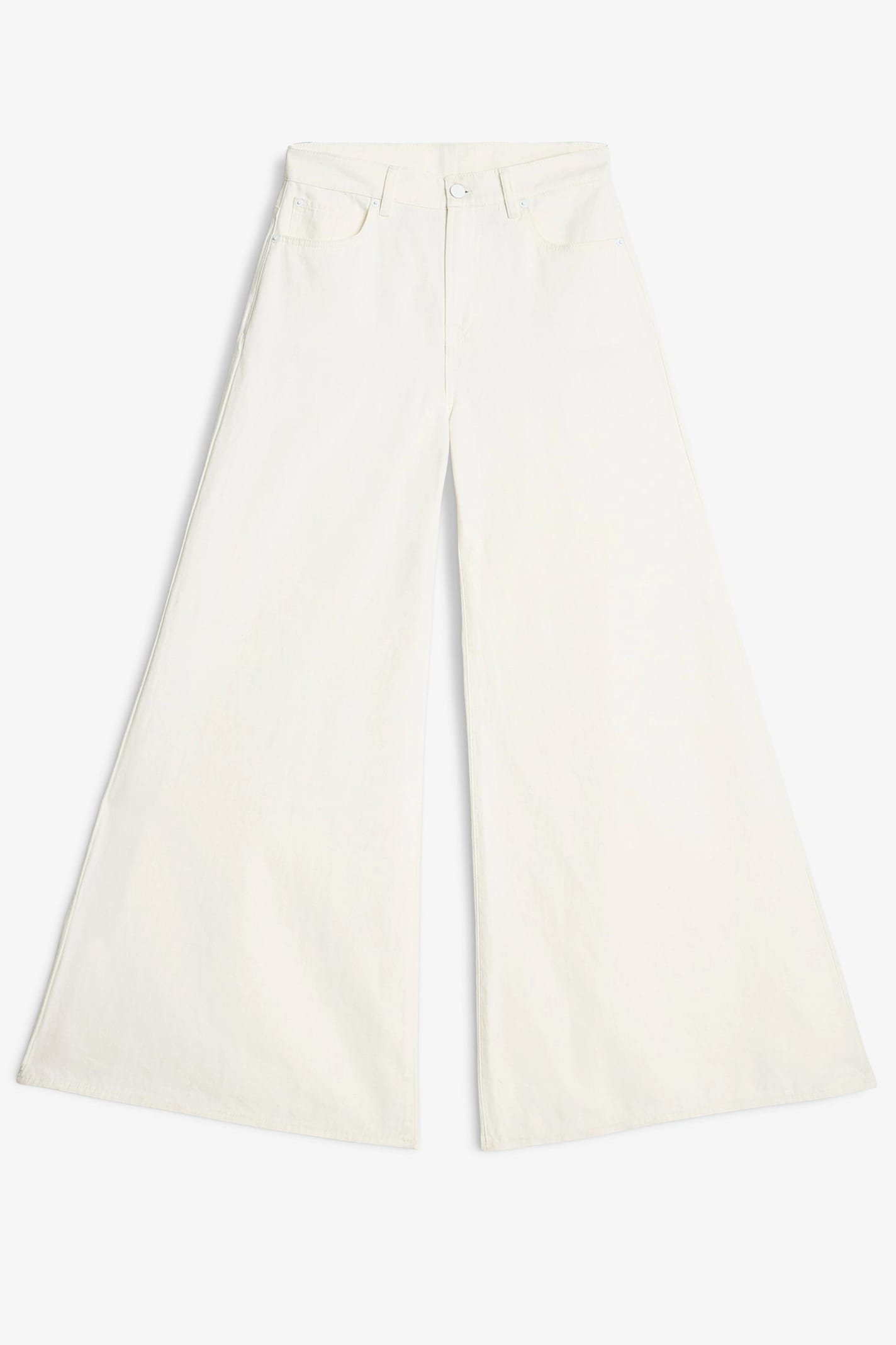 7 For All Mankind Willow 阔腿亚麻裤 奥图尼
