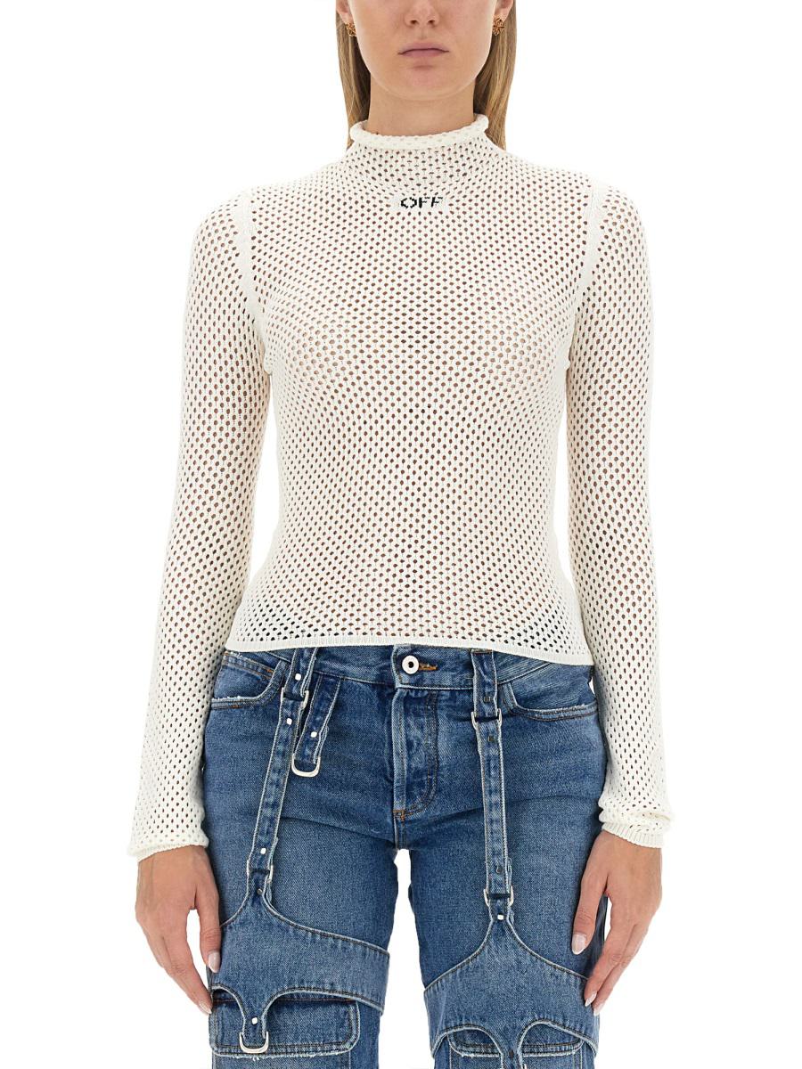 Off-White Tops In Mesh