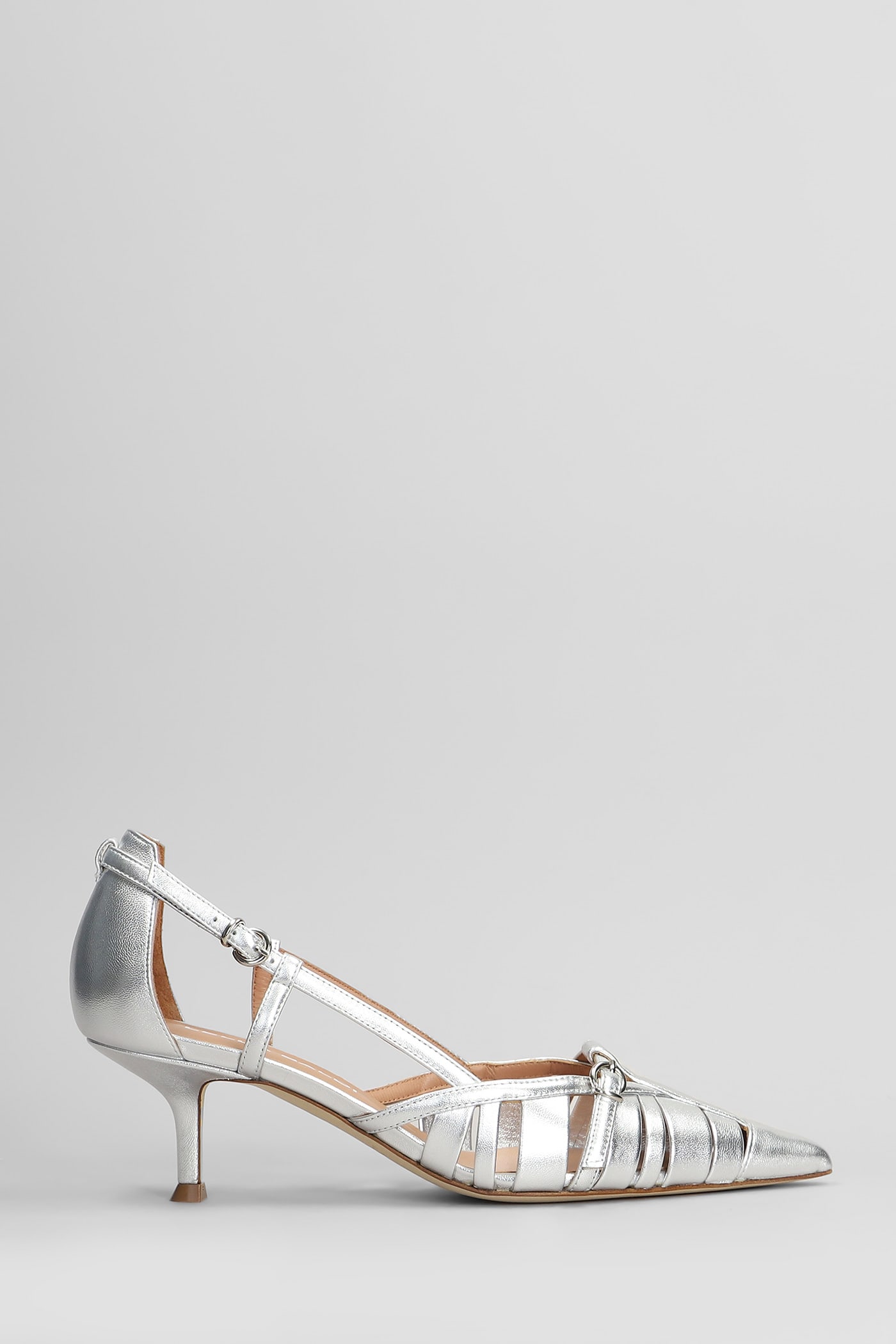 Lella Baldi Pumps In Silver Leather