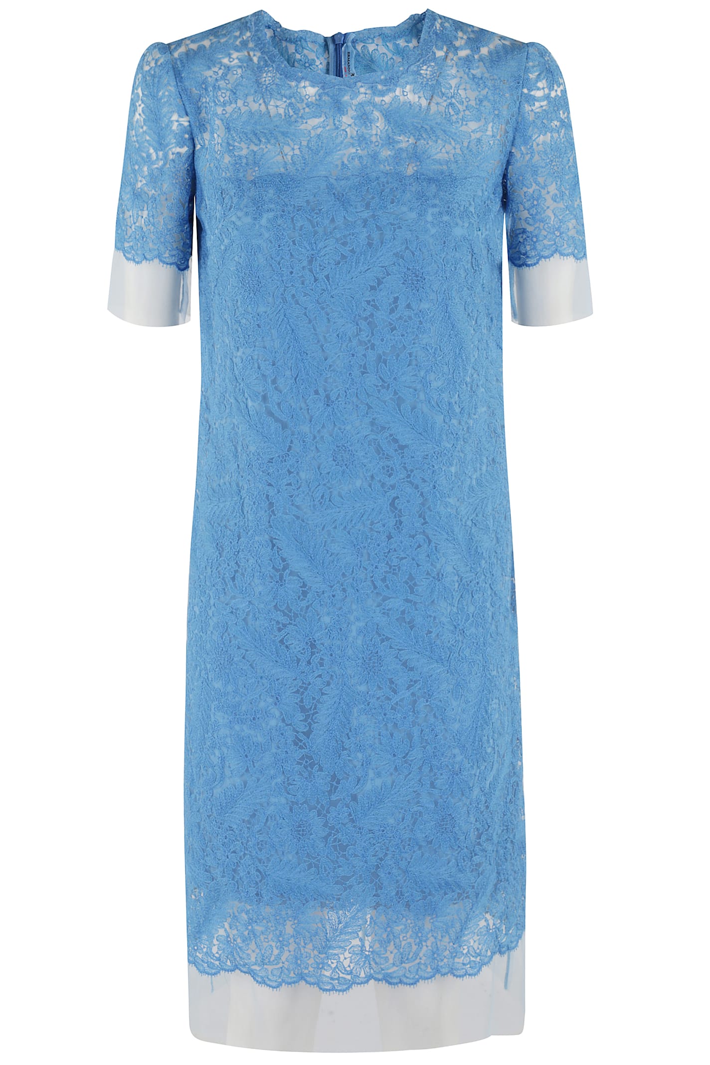 Ermanno Scervino 蓝色蕾丝连衣裙
