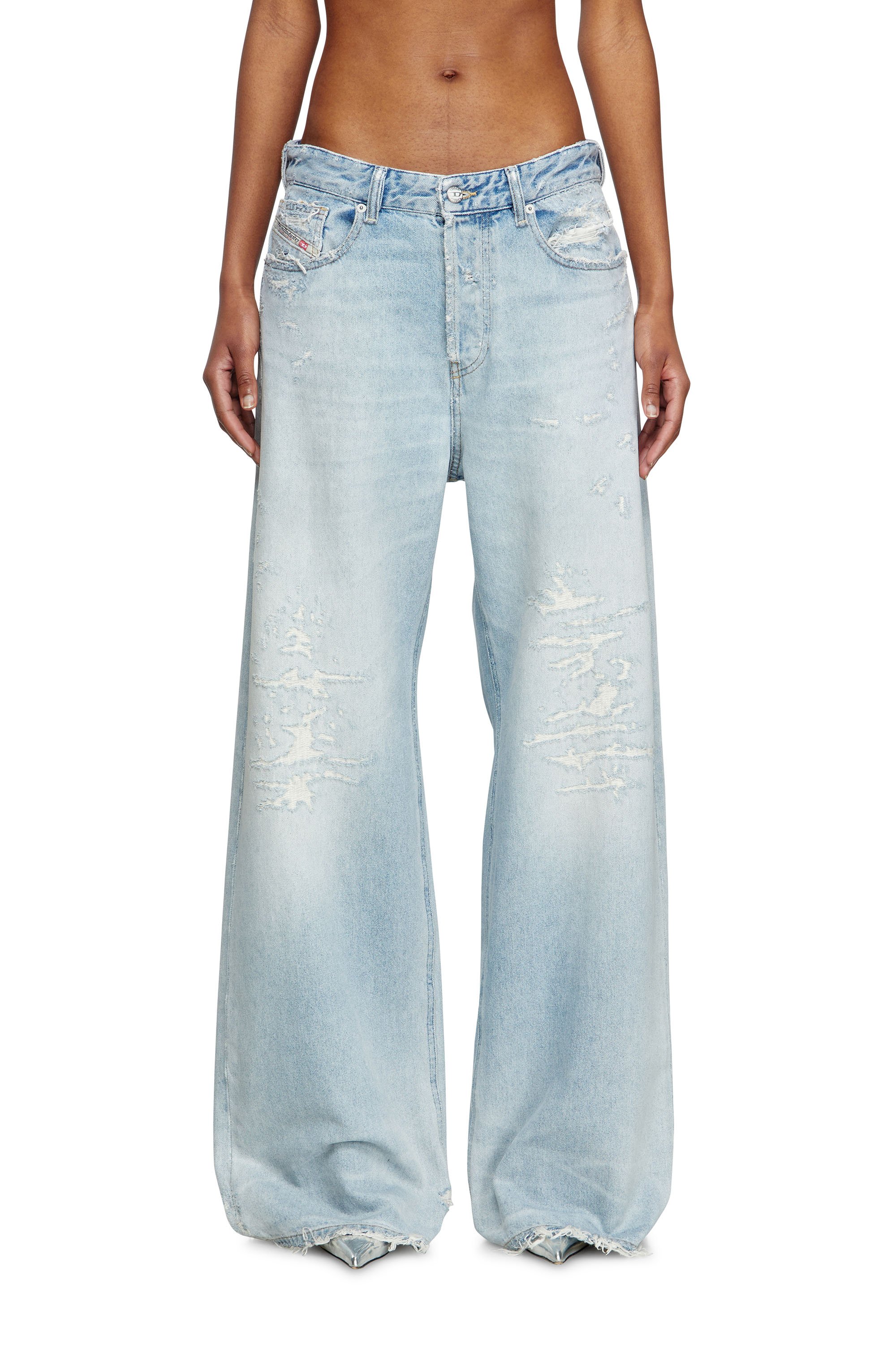 Diesel - Relaxed Jeans - 1996 D-Sire - Jeans - Woman - Blue