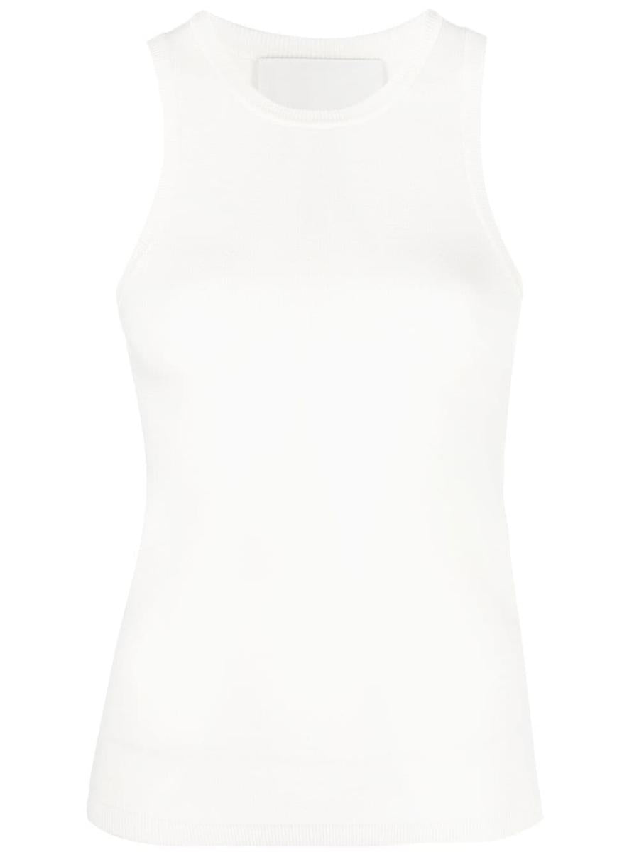 3.1 Phillip Lim Cotton Blend Crepe Tank Clothing