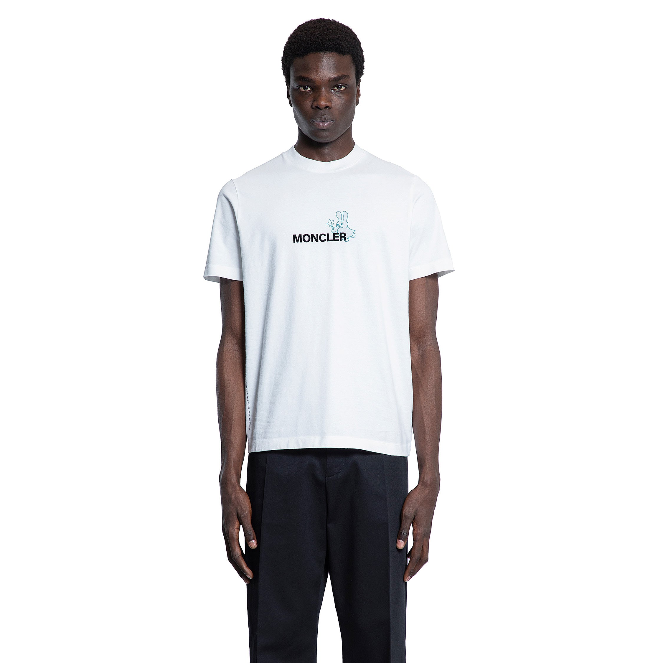 MONCLER GENIUS MAN WHITE T-SHIRTS & TANK TOPS