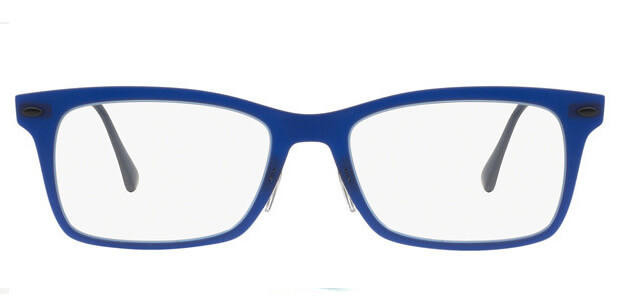 RAY-BAN Square Dark Blue 53MM Acetate Men's Eyeglasses RX7039 5451