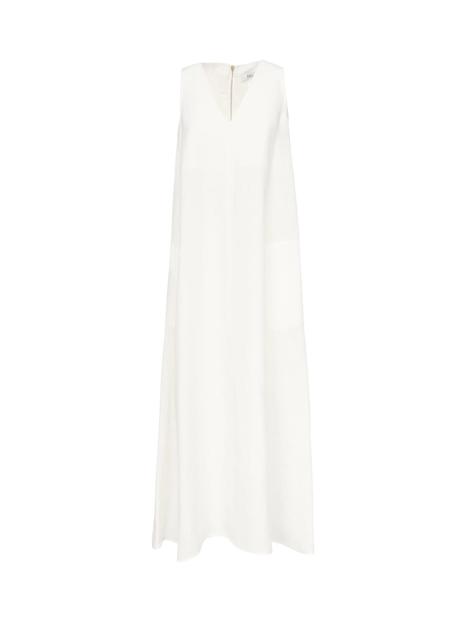 Max Mara 喇叭袖亚麻连衣裙 simeone