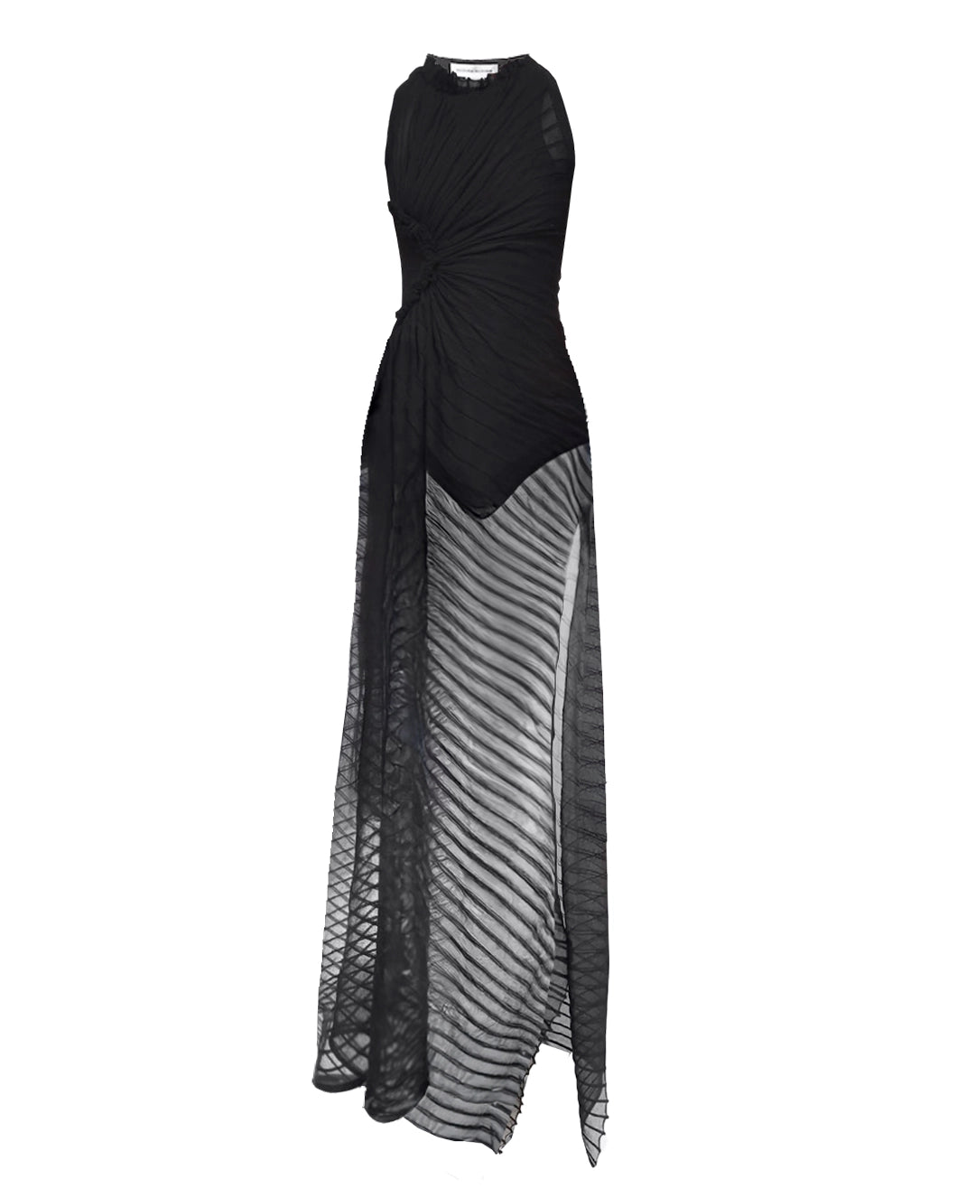 Sleeveless Gathered Detail Dress